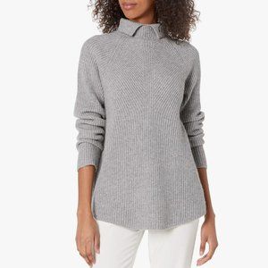 Theory Gray Turtleneck Sweater